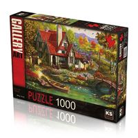 KS GAMES PUZZLE 20569 RİVERSİDE COTTAGE 1000 PARÇA 1