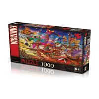 KS GAMES PUZZLE 20571 THE FLİGHT 1000 PARÇA 1