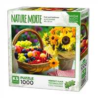 KS GAMES PUZZLE 20775 FRUİT AND SUNFLOWER 1000 PARÇA 1