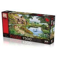 KS GAMES PUZZLE 22007 COTTAGE BY THE LAKE 1500 PARÇA 1