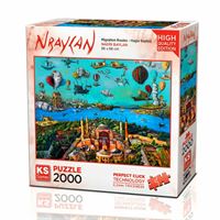 KS GAMES PUZZLE 22523 MİGRATİON ROUTES-HAGİA SOPHİA 2000 PARÇA 1