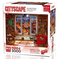 KS GAMES PUZZLE 23020 MOONLİT MİSCHİEF 3000 PARÇA 1