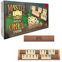 MASTER GAMES 25322 ELEGANCE AHŞAP OKEY TAKIMI 1