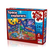 KS GAMES PUZZLE 31011 SPACE EXPLORERS 24 PARÇA 4+ 1