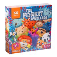 KS GAMES PUZZLE 32713 THE FOREST DWELLERS PRE SCHOOL PUZZLE 5+ 1