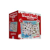 CA GAMES PUZZLE CA.5079 TÜRKİYEMİZ 24 PARÇA 50x70 CM 1