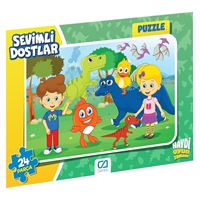 CA GAMES PUZZLE 5121-5122 SEVİMLİ DOSTLAR 24 PARÇA 3+ 1