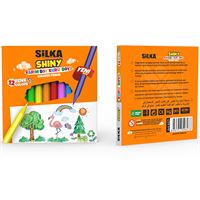 SİLKA KURUBOYA KISA 12 RENK 12 Lİ ART627 1