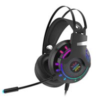 İNCA KULAKLIK IGK-TX16 7.1 USB SURROUND RGB IŞIKLI OYUNCU SİYAH KABLOLU MİKROFONLU 2