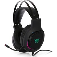 ROWL OYUNCU KULAKLIK RGH-01 TYTO KABLOLU SİYAH RGB IŞIKLI 7.1 MİKROFONLU 1