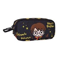 HARRY POTTER KALEM ÇANTASI 2074 SİYAH ÇİFT BÖLMELİ 1