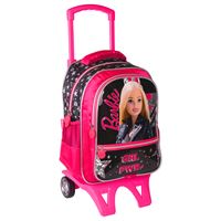 BARBİE ÇEKÇEKLİ OKUL ÇANTASI 2668 ÇİFT BÖLMELİ 1