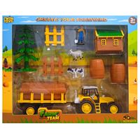 TOYSAN FARM TEAM TOY-61 ÇİFTLİK SETİ 10 PARÇA 3+ 1