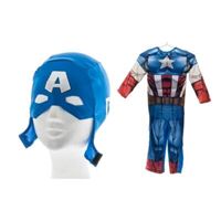 TRİO CAPTAN AMERİCA KOSTÜM 4-6 YAŞ 1