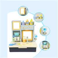 KAYYUM EĞİTİCİ MODERN BANYO 7041 MAVİ MÜZİKLİ IŞIKLI PİLLİ 3+ 3