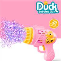 KAYYUM ÖRDEKLİ KÖPÜK TABANCASI 6050 PEMBE PİLLİ 3+ 2