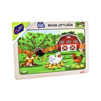 ONYIL 57 / 58 / 59 / 60 AHŞAP EĞİTİCİ PUZZLE BENİM ÇİFTLİĞİM 3