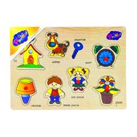 PLAY WOOD AHŞAP TUTMALI YAPBOZ ONY-141 KARIŞIK EŞLEŞTİRMELİ 18M+ 1