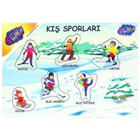 PLAY WOOD AHŞAP TUTMALI YAPBOZ ONY-143/144 KIŞ SPORLARI 18M+ 1