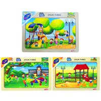 PLAY WOOD AHŞAP PUZZLE ONY-175-176-177-178 OYUN PARKI 3+ 1