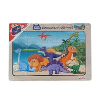 ONYIL 179 / 180 / 181 / 182 AHŞAP EĞİTİCİ PUZZLE DİNOZORLAR DÜNYASI 3