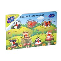 PLAY WOOD AHŞAP TUTMALI YAPBOZ ONY-191-192-193 KÜMES-ÇİFTLİK-SEVİMLİ HAYVANLARI EŞLEŞTİRMELİ 18M+ 1