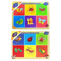 PLAY WOOD AHŞAP TUTMALI YAPBOZ ONY-200-201 KÜÇÜK SEVİMLİ HAYVANLAR 18M+ 1