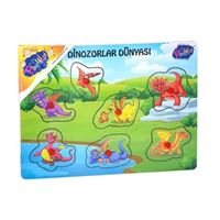 PLAY WOOD AHŞAP TUTMALI YAPBOZ ONY-278-279 DİNOZORLAR DÜNYASI 18M+ 2