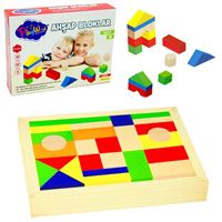 PLAY WOOD AHŞAP BLOKLAR ONY-356 29 PARÇA 36M+ 1