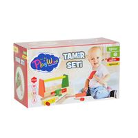 PLAY WOOD AHŞAP TAMİR SETİ ONY-357 13 PARÇA 36M+ 2