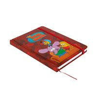 KRAL ŞAKİR NOT DEFTERİ SERT KAPAK DİKİŞLİ 13x18 96 YP ÇİZGİLİ LASTİKLİ KUTUSUZ 1