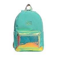 KAUKKO BRİGHT OKUL ÇANTASI AYNALI MİNT K1103 ÜÇ BÖLMELİ 2