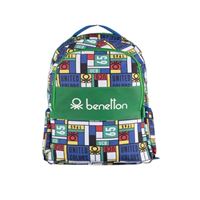 BENETTON OKUL ÇANTASI UNİTED COLORS  76117 ÇİFT BÖLMELİ 1