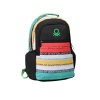 BENETTON OKUL ÇANTASI UNİTED COLORS 76129 ÜÇ BÖLMELİ 1