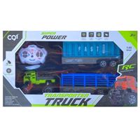 CANEM KUMANDALI TIR 091-206 TRANSPORTER TRUCK 1:43 ŞARJLI PİLLİ 3+ 1