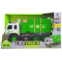 CANEM CİTY TRUCK MULTİFUNCTİON 1189-50-51 ÇÖP KAMYONU 1:12 SESLİ IŞIKLI 3+ 1