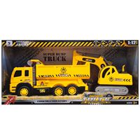 CANEM SÜRTMELİ KAMYON-DOZER 1188-20 1:12 SESLİ IŞIKLI 3+ 1