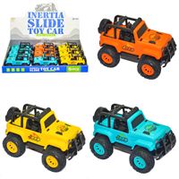 CANEM SÜRTMELİ SAFARİ JEEP BHX801 İNTERTİA SLİDE TOY CAR 3 RENK 9 LU 3+ 1