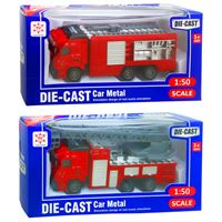 CANEM ÇEKBIRAK İTFAİYE ARABASI 4102 METAL 1:50 SCALE 12 Lİ 3+ 1
