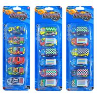 CANEM ÇEKBIRAK METAL ARABA 5206-4-5-7 6 ARAÇ KARTELA 3+ 1