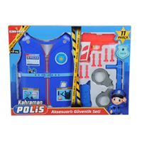 KİNG TOYS KAHRAMAN POLİS SETİ SM1986 AKSESUARLI GÜVENLİK SETİ  11 PARÇA 3+ 1