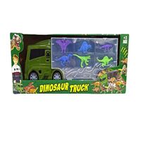 KİNG TOYS SÜRTMELİ TIR LAL2019 ÇANTALI DİNOSAUR TRUCK 14 PARÇA 3+ 1
