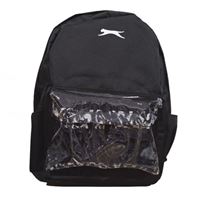 SLAZENGER OKUL ÇANTASI 24039 SİYAH PVC DETAY ÜÇ BÖLMELİ 1