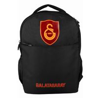 GALATASARAY OKUL ÇANTASI 24520 KIRMIZI LOGO ÜÇ BÖLMELİ 1