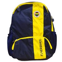 FENERBAHÇE OKUL ÇANTASI 24738 SARI ŞERİT LOGO BASKI ÜÇ BÖLMELİ 1