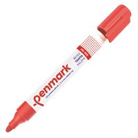 PENMARK TAHTA KALEMİ YUVARLAK UÇ DOLDURULABİLİR KIRMIZI 12 Lİ HS-305-03 1