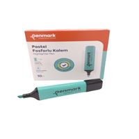 PENMARK FOSFORLU KALEM PASTEL NANE YEŞİLİ 10 LU HS-505 08 1