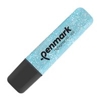 PENMARK FOSFORLU KALEM METALİK SİMLİ BUZ MAVİ 10 LU HS-505-16 1