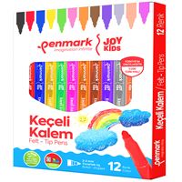PENMARK KEÇELİ KALEM 12 RENK YIKANABİLİR HS-705-12 1