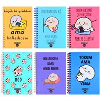 BAM MY PLANNER KONUŞAN AJANDA 17x24 SPİRALLİ SERT KAPAK HAFTALIK 1